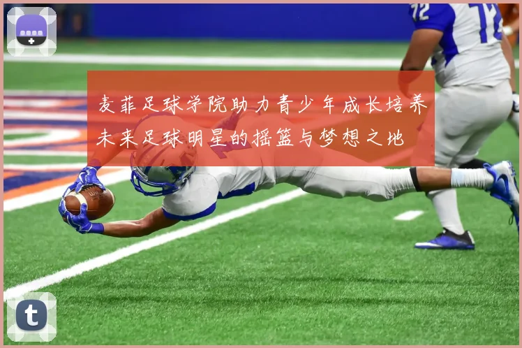 麦菲足球学院助力青少年成长培养未来足球明星的摇篮与梦想之地